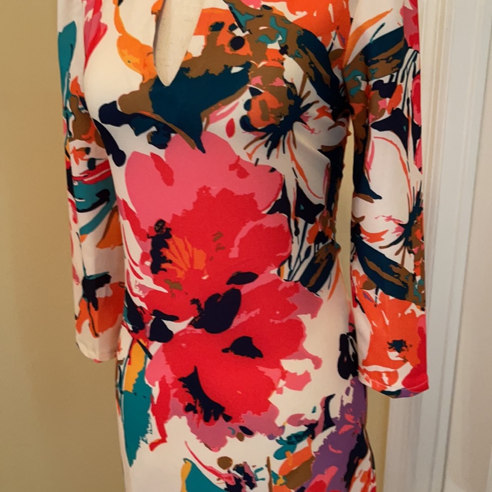 Colourful Abstract Dress View 2